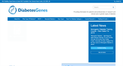 Desktop Screenshot of diabetesgenes.org