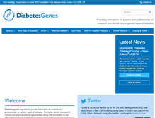 Tablet Screenshot of diabetesgenes.org